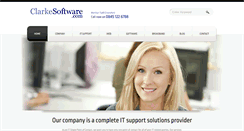 Desktop Screenshot of clarkesoftware.com